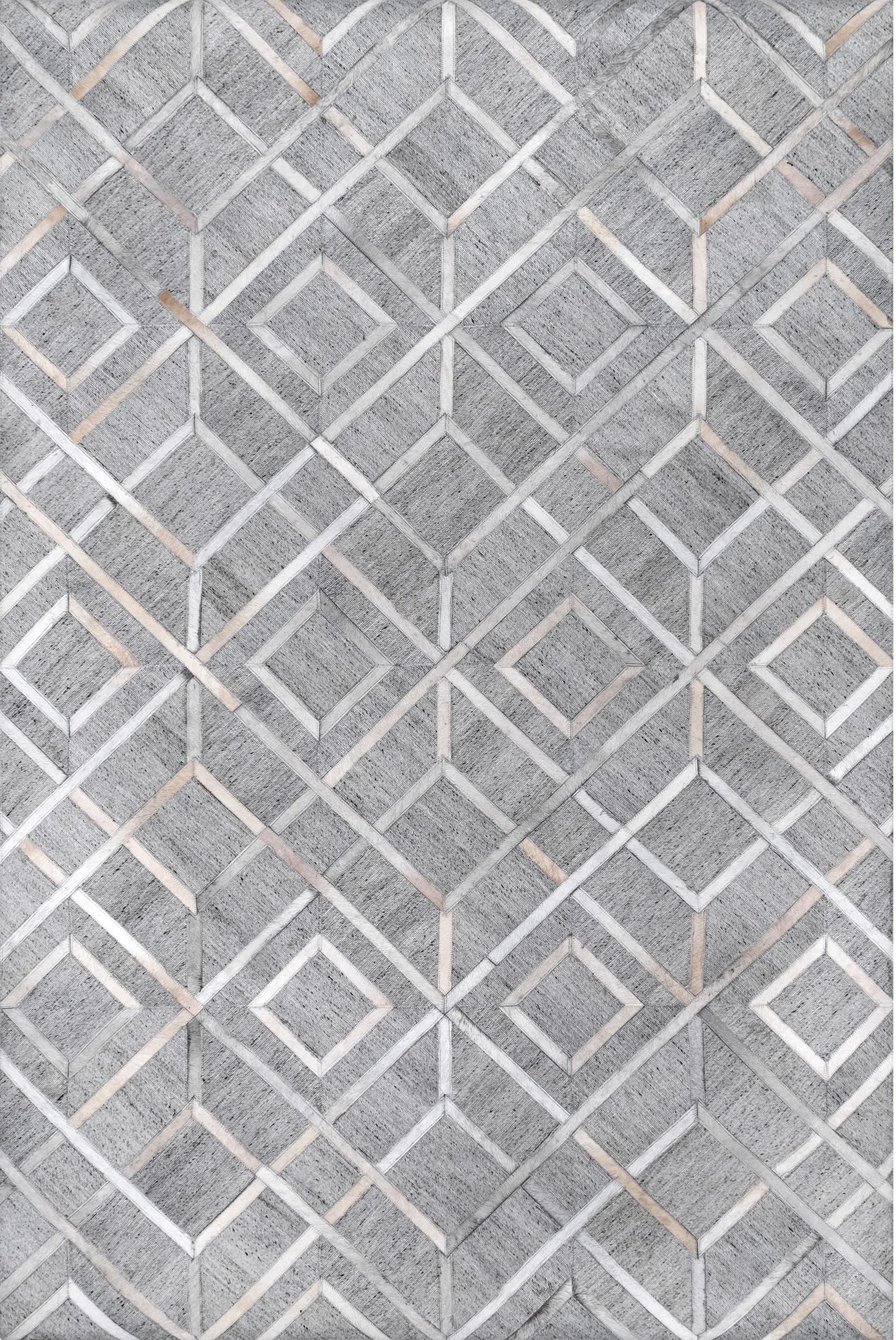 Nuloom Larissa Leather Blend Nla3606A Gray Area Rug