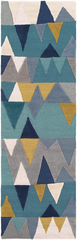 Surya Kennedy Kdy-3012 Bright Blue, Aqua, Wheat, Navy Rugs.