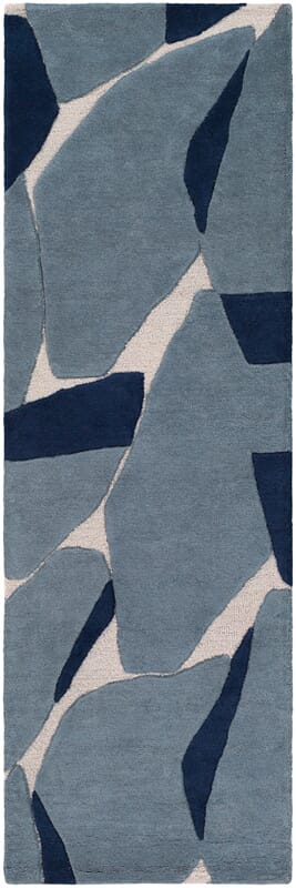 Surya Kennedy Kdy-3017 Dark Blue, Navy, Light Gray Rugs.