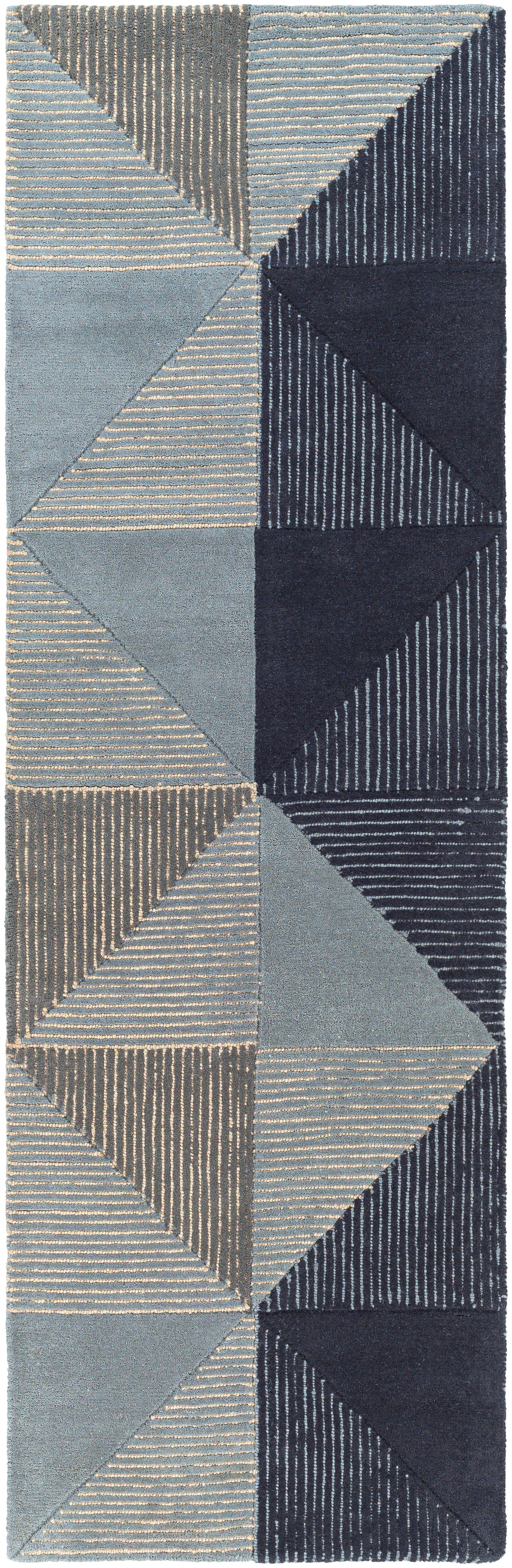 Surya Kennedy Kdy-3031 Navy, Taupe, Khaki, Charcoal Rugs.