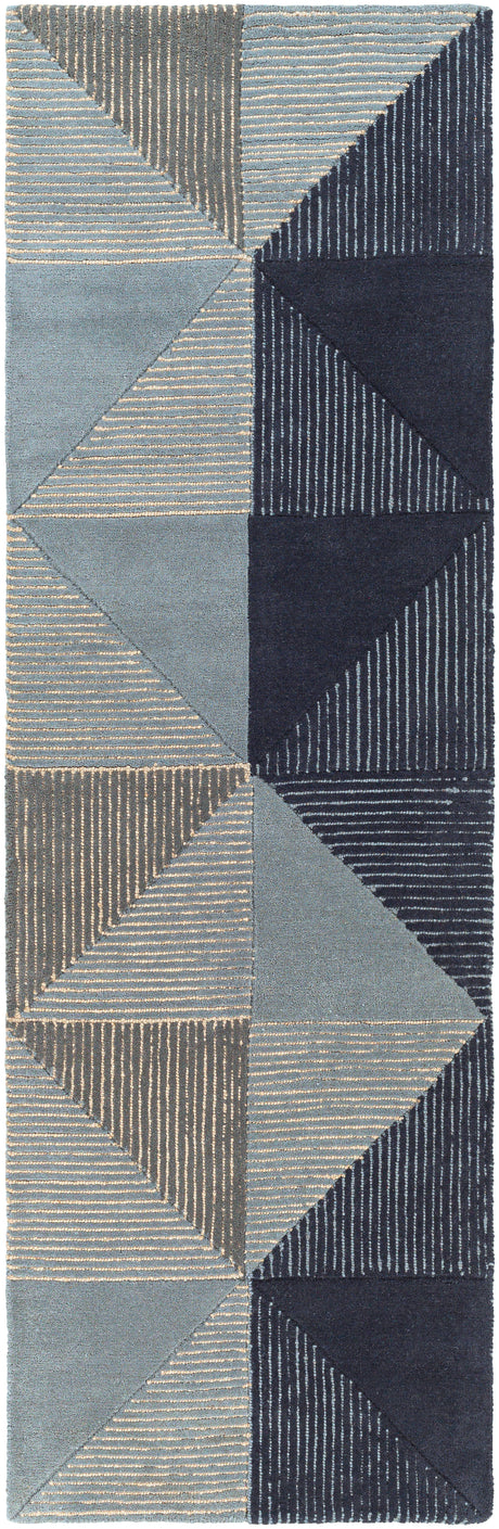 Surya Kennedy Kdy-3031 Navy, Taupe, Khaki, Charcoal Rugs.