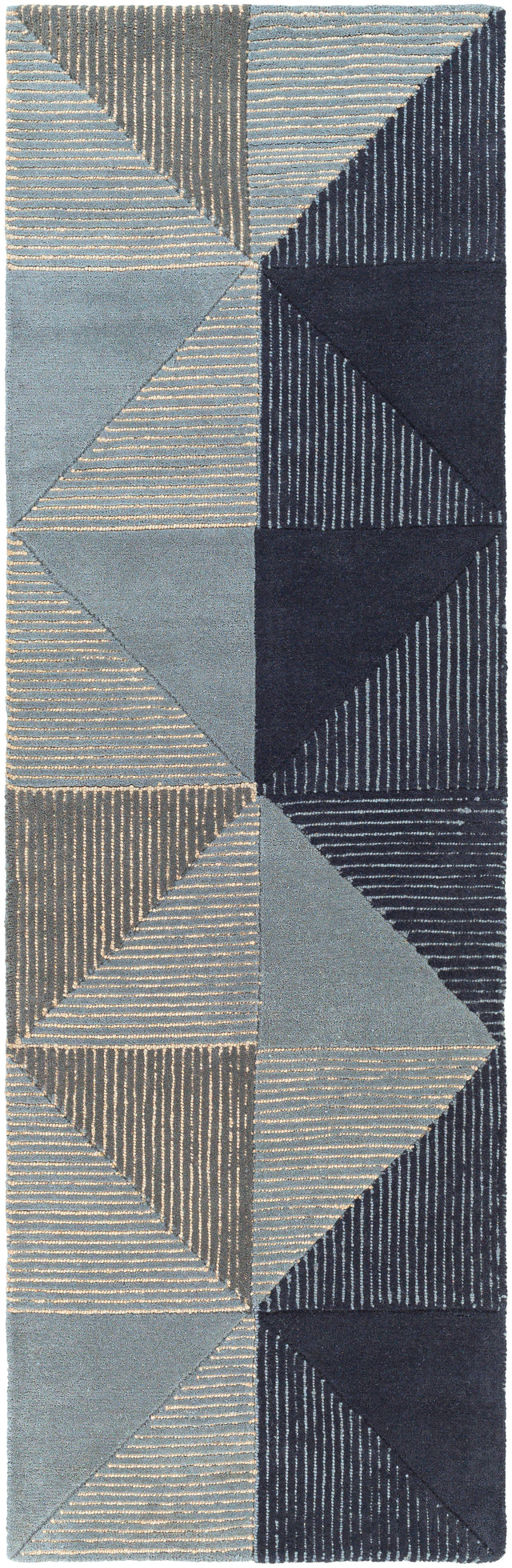 Surya Kennedy Kdy-3031 Navy, Taupe, Khaki, Charcoal Rugs.