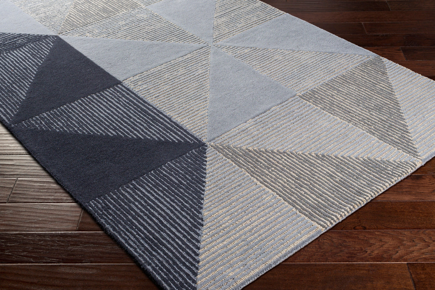 Surya Kennedy Kdy-3031 Navy, Taupe, Khaki, Charcoal Rugs.