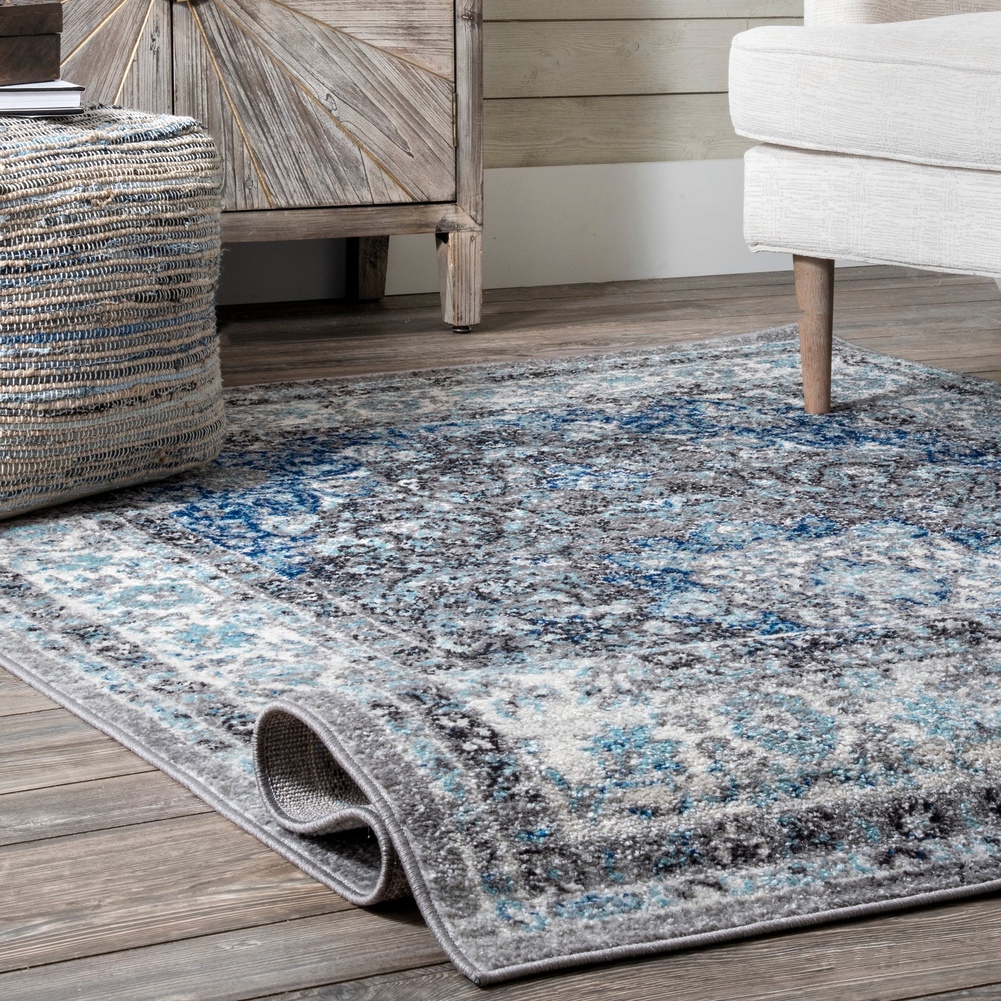 Nuloom Verona Persian Nve3109D Dark Gray Area Rug