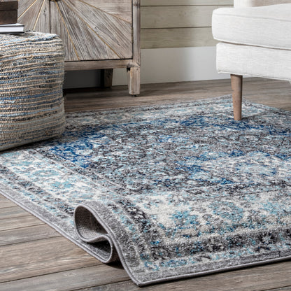 Nuloom Verona Persian Nve3109D Dark Gray Area Rug