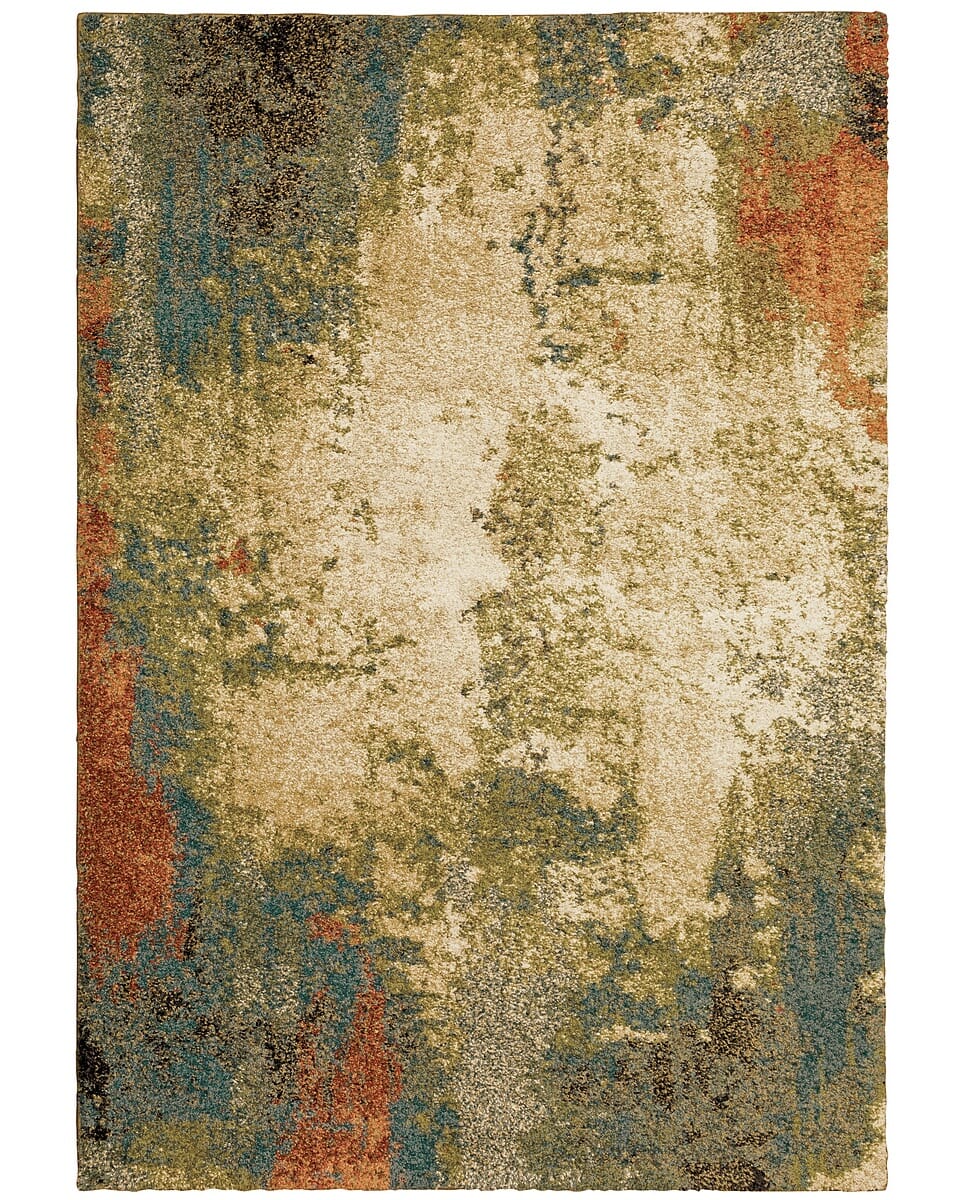 Oriental Weavers Sphinx Kendall 531X Beige / Blue Organic / Abstract Area Rug