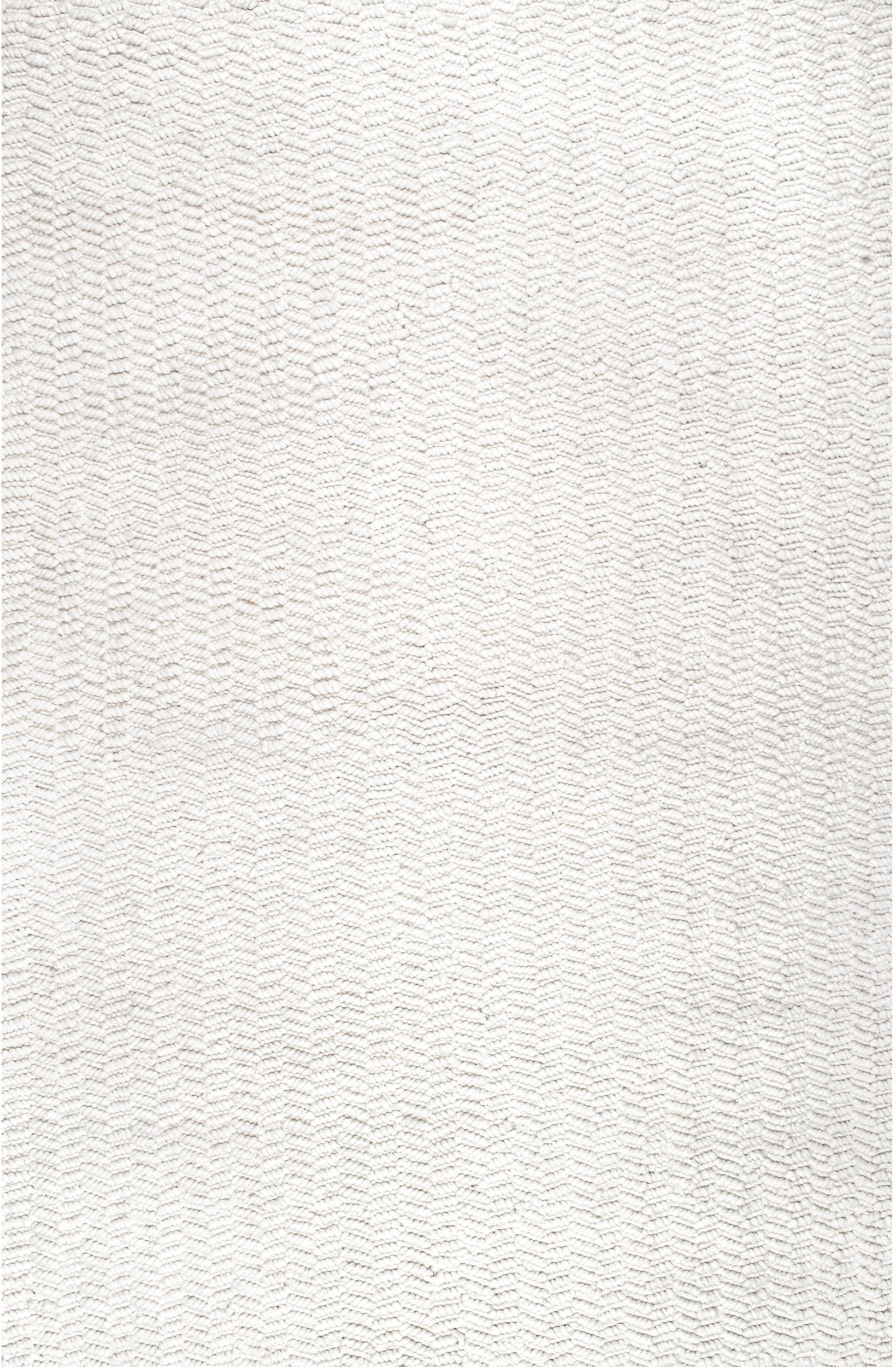 Nuloom Glendora Chevron Ngl3593B Ivory Area Rug