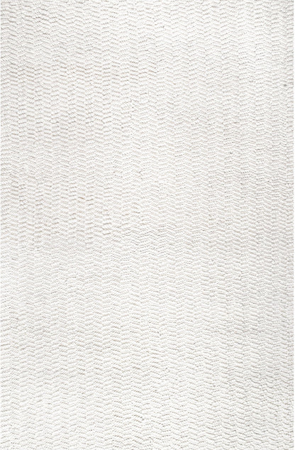 Nuloom Glendora Chevron Ngl3593B Ivory Area Rug