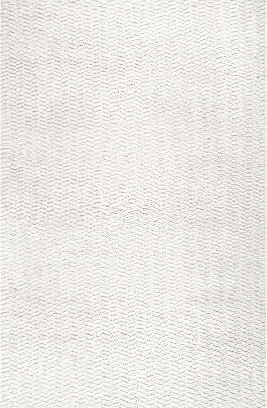 Nuloom Glendora Chevron Ngl3593B Ivory Area Rug