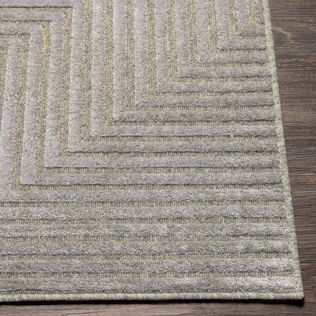 Surya Kingston Kgs-2306 Silver Gray, Medium Gray Rugs.