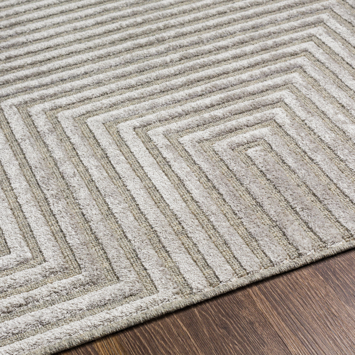 Surya Kingston Kgs-2306 Silver Gray, Medium Gray Rugs.