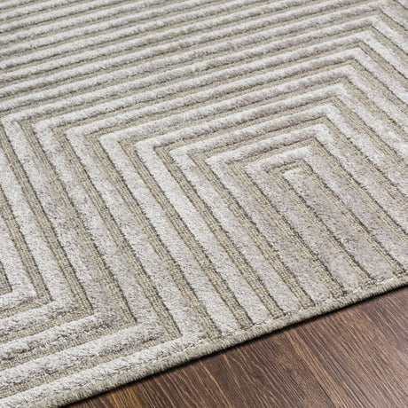Surya Kingston Kgs-2306 Silver Gray, Medium Gray Rugs.