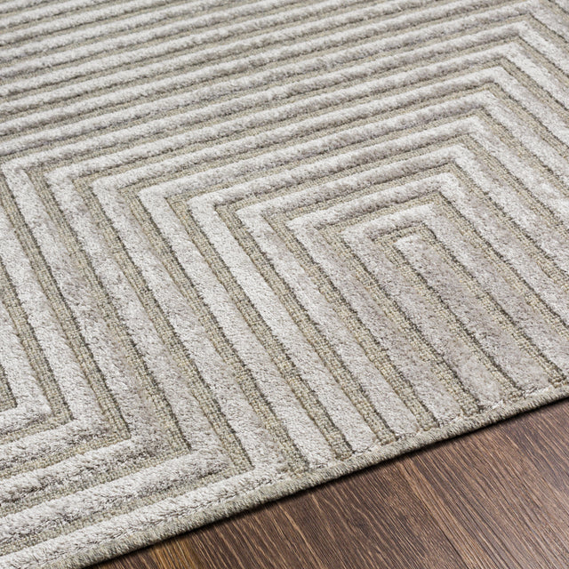 Surya Kingston Kgs-2306 Silver Gray, Medium Gray Rugs.