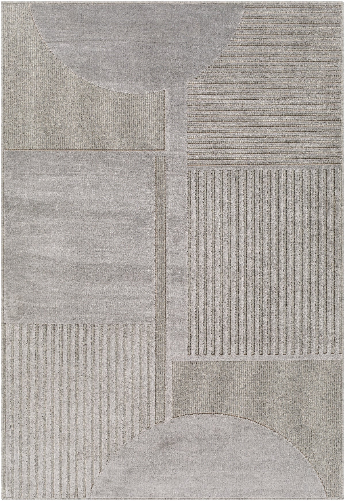 Surya Kingston Kgs-2308 Silver Gray, Medium Gray Rugs.