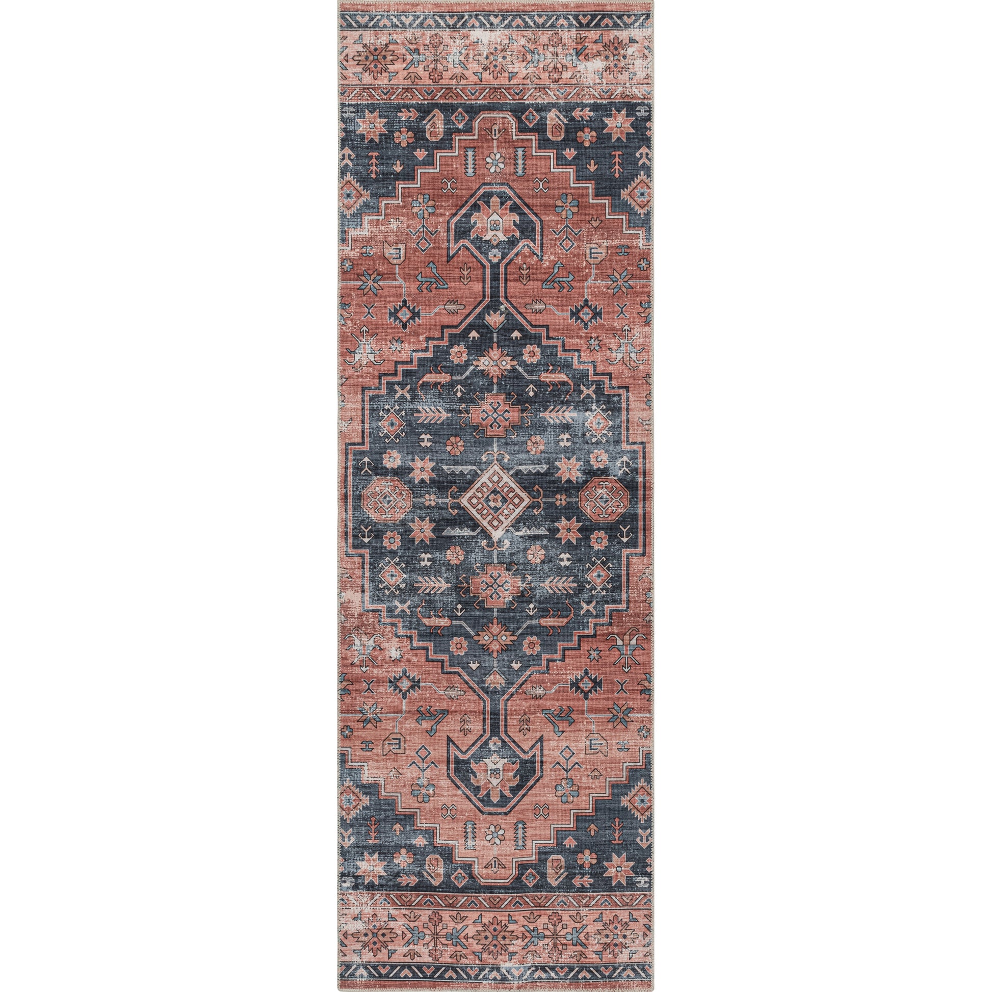 AreaRugs.com Wavaj Nwa1080A Rust Area Rug