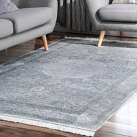 Nuloom Vintage Amerie Nvi1634A Blue Area Rug