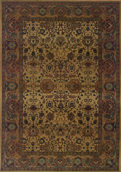 Oriental Weavers Sphinx Kharma 332w4 Beige / Red Area Rug