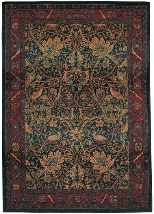 Oriental Weavers Sphinx Kharma 470x4 Red / Blue Area Rug