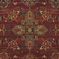 Oriental Weavers Sphinx Kharma 836c4 Red / Green Area Rug