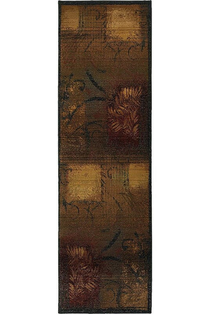 Oriental Weavers Sphinx Kharma Ii 1163b Brown / Gold Area Rug