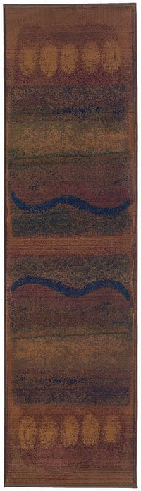 Oriental Weavers Sphinx Kharma Ii 167x4 Gold / Green Area Rug