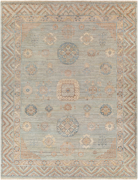 Surya Khotan Kht-2302 Sage, Blue Rug.