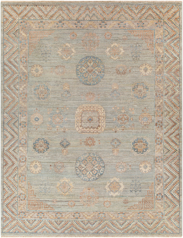 Surya Khotan Kht-2302 Sage, Blue Rug.