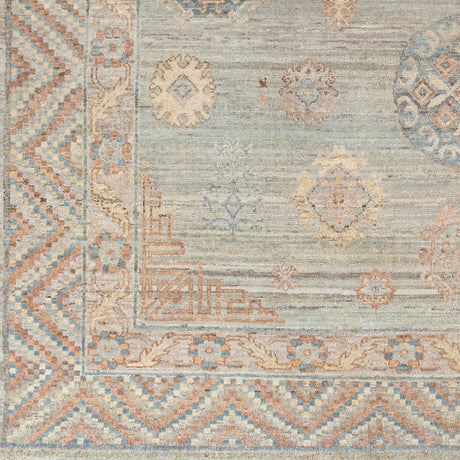 Surya Khotan Kht-2302 Sage, Blue Rug.