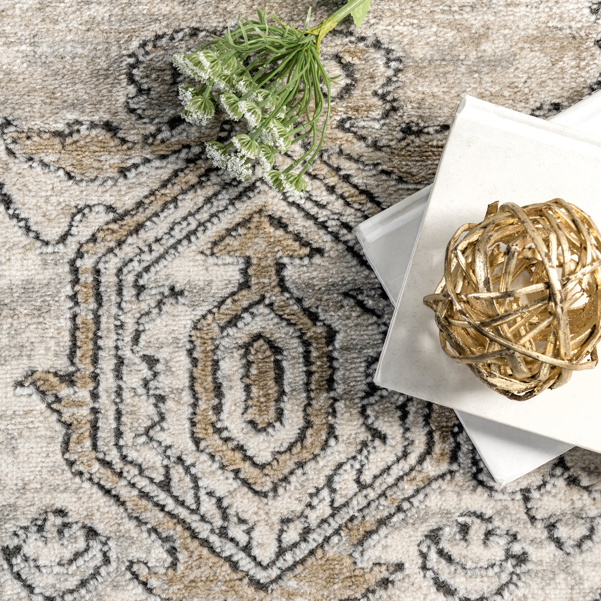 Nuloom Rachael Bordered Nra3263A Beige Area Rug