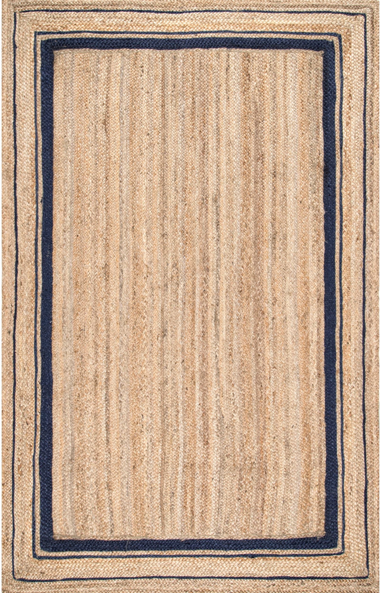 Nuloom Rikki Border Nri3504A Navy Area Rug