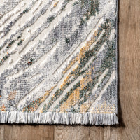 Nuloom Anita Wave Nan1354A Light Gray Area Rug