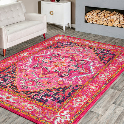 Nuloom Vintage Mackenzie Nvi2239C Violet Pink Area Rug