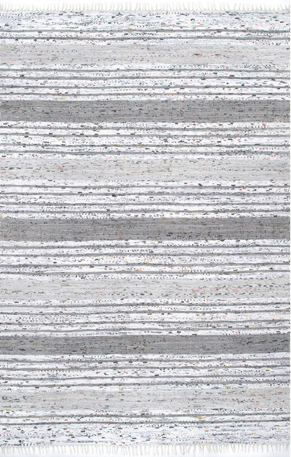 Nuloom Seraphina Mottled Stipe Nse2792A Gray Area Rug