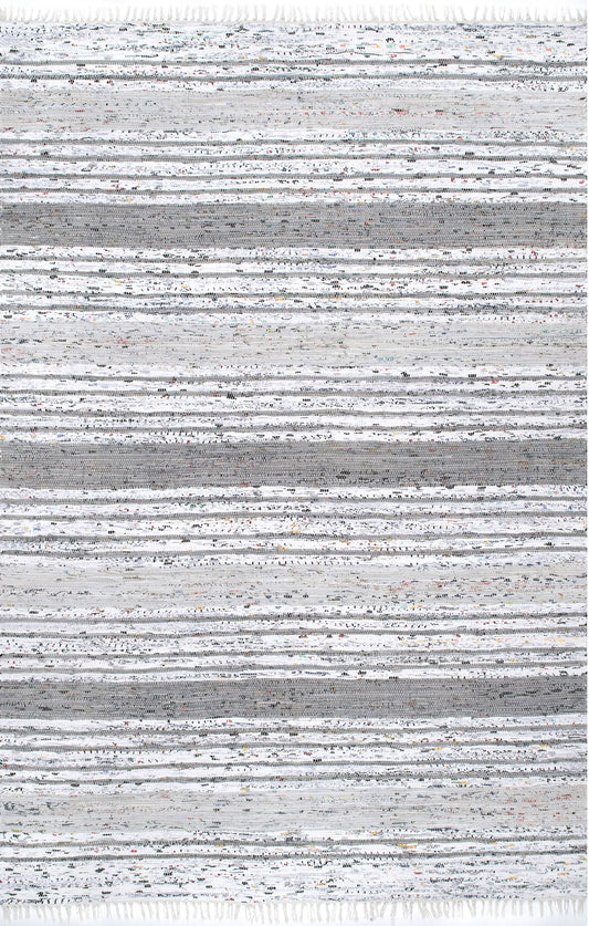 Nuloom Seraphina Mottled Stipe Nse2792A Gray Area Rug