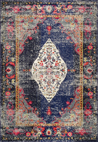 AreaRugs.com Nakra Ggnt40T Navy Area Rug