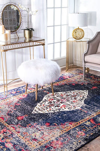 AreaRugs.com Nakra Ggnt40T Navy Area Rug