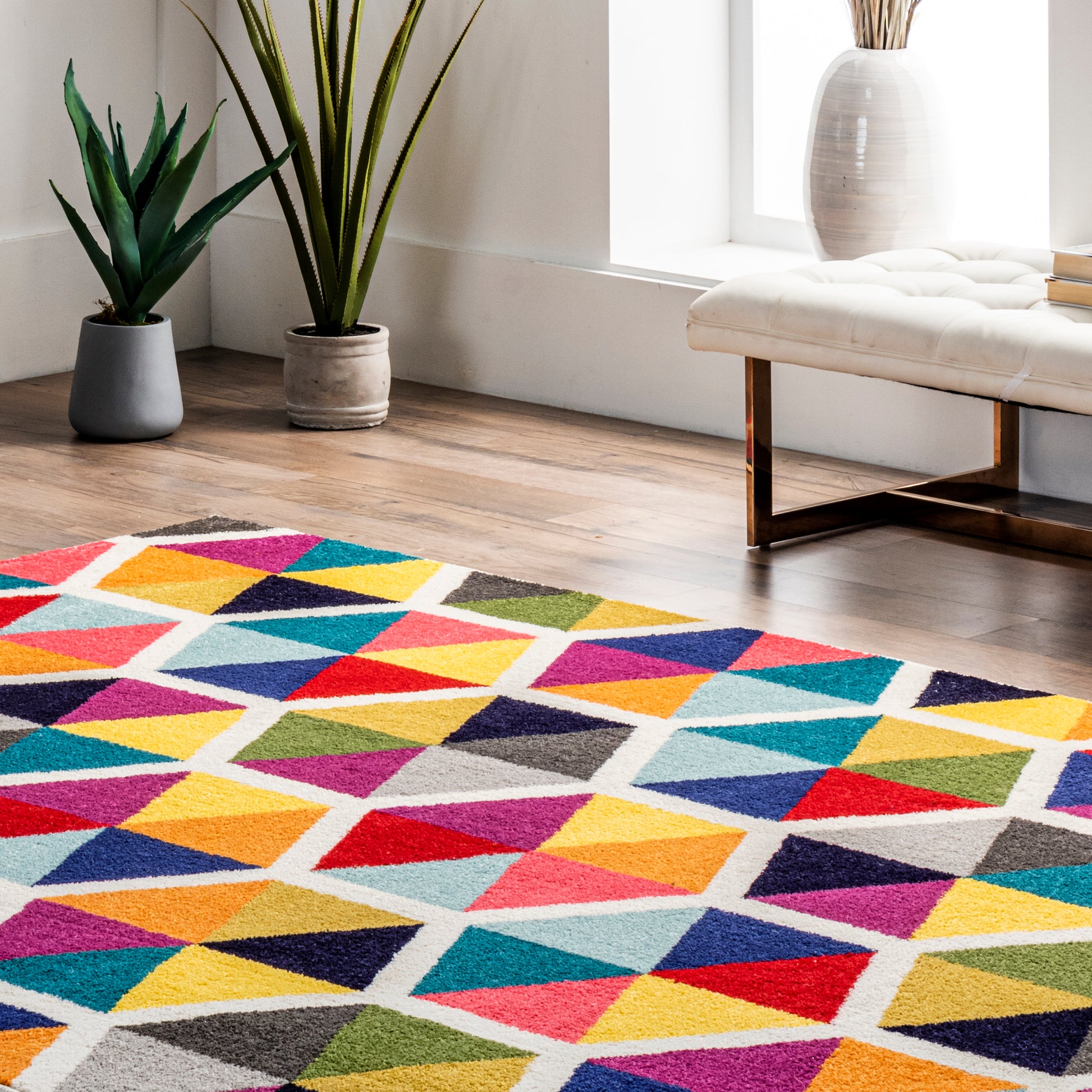 Nuloom Maris Triangles Nma1677A Multi Area Rug