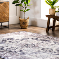 Nuloom Josephine Floral Njo1579A Gray Area Rug