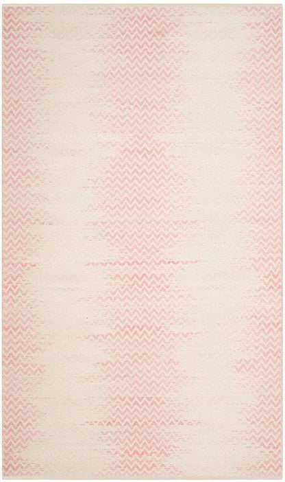 Safavieh Cotton Kilim Klc121E Light Pink / Ivory Area Rug