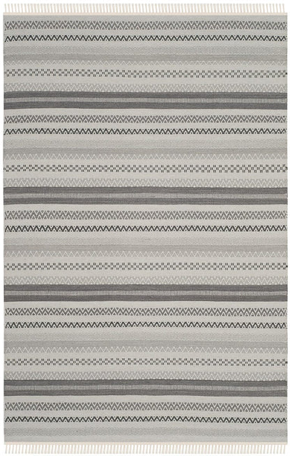 Safavieh Kilim Klm101A Grey Striped Area Rug