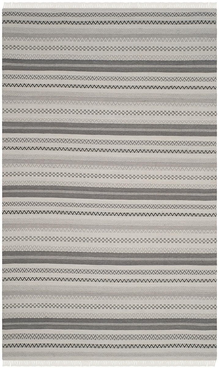 Safavieh Kilim Klm101A Grey Striped Area Rug