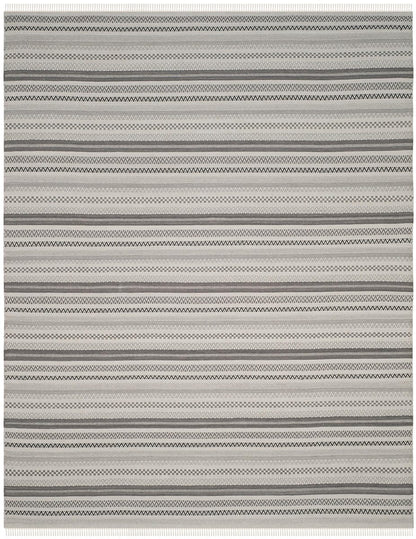 Safavieh Kilim Klm101A Grey Striped Area Rug