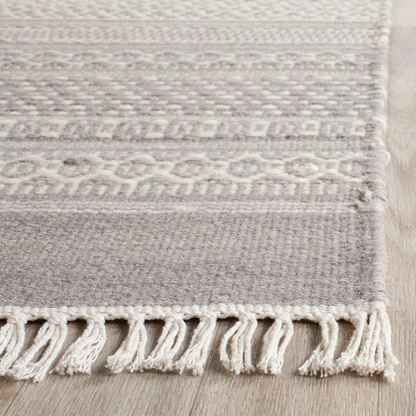 Safavieh Kilim Klm106A Grey Striped Area Rug