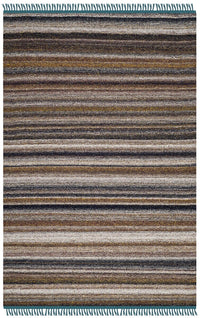 Safavieh Kilim Klm108A Grey / Purple Striped Area Rug