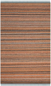 Safavieh Kilim Klm108C Light Pink / Grey Striped Area Rug