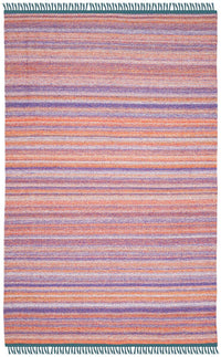 Safavieh Kilim Klm108D Purple / Rust Striped Area Rug