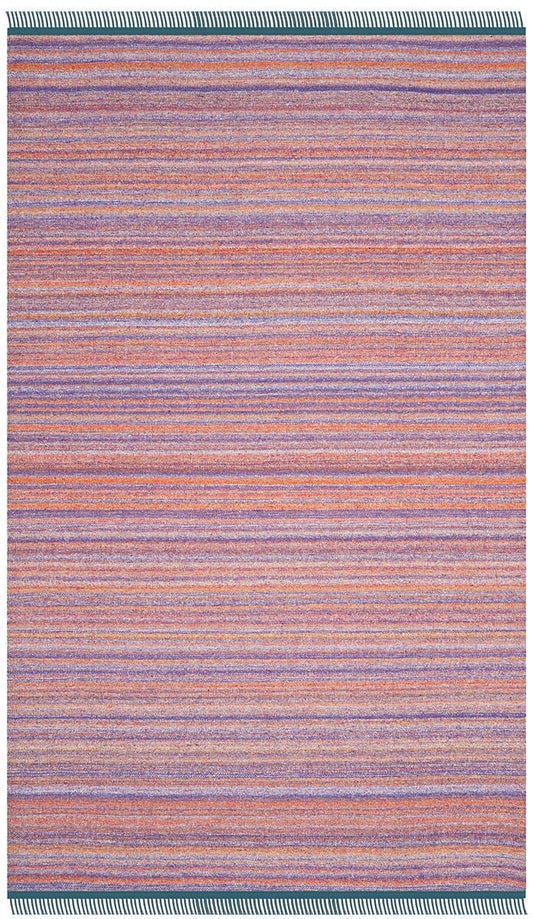 Safavieh Kilim Klm108D Purple / Rust Striped Area Rug