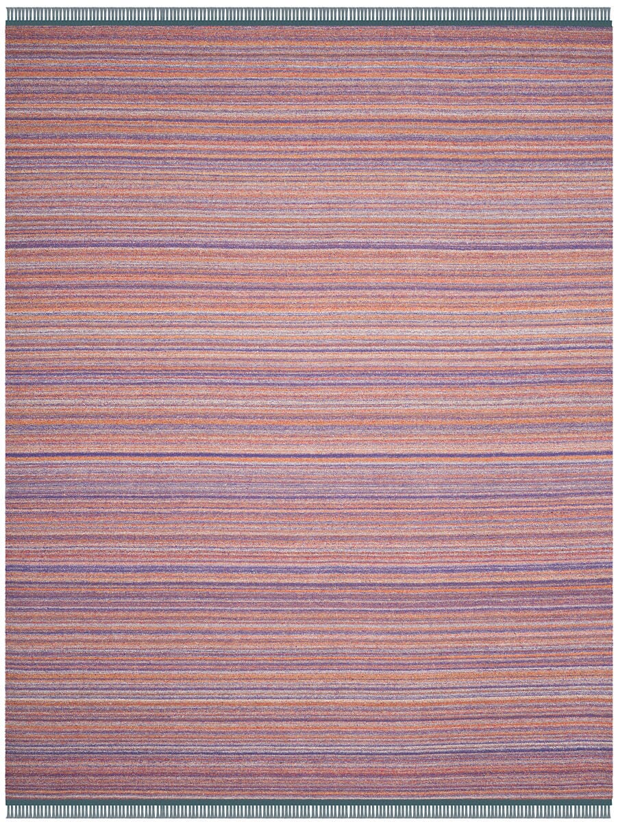 Safavieh Kilim Klm108D Purple / Rust Striped Area Rug