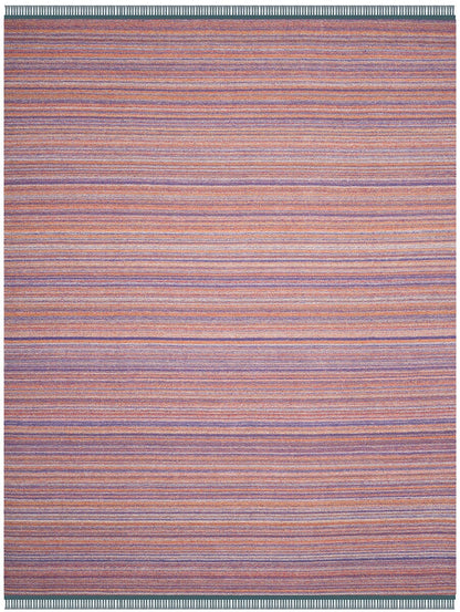 Safavieh Kilim Klm108D Purple / Rust Striped Area Rug