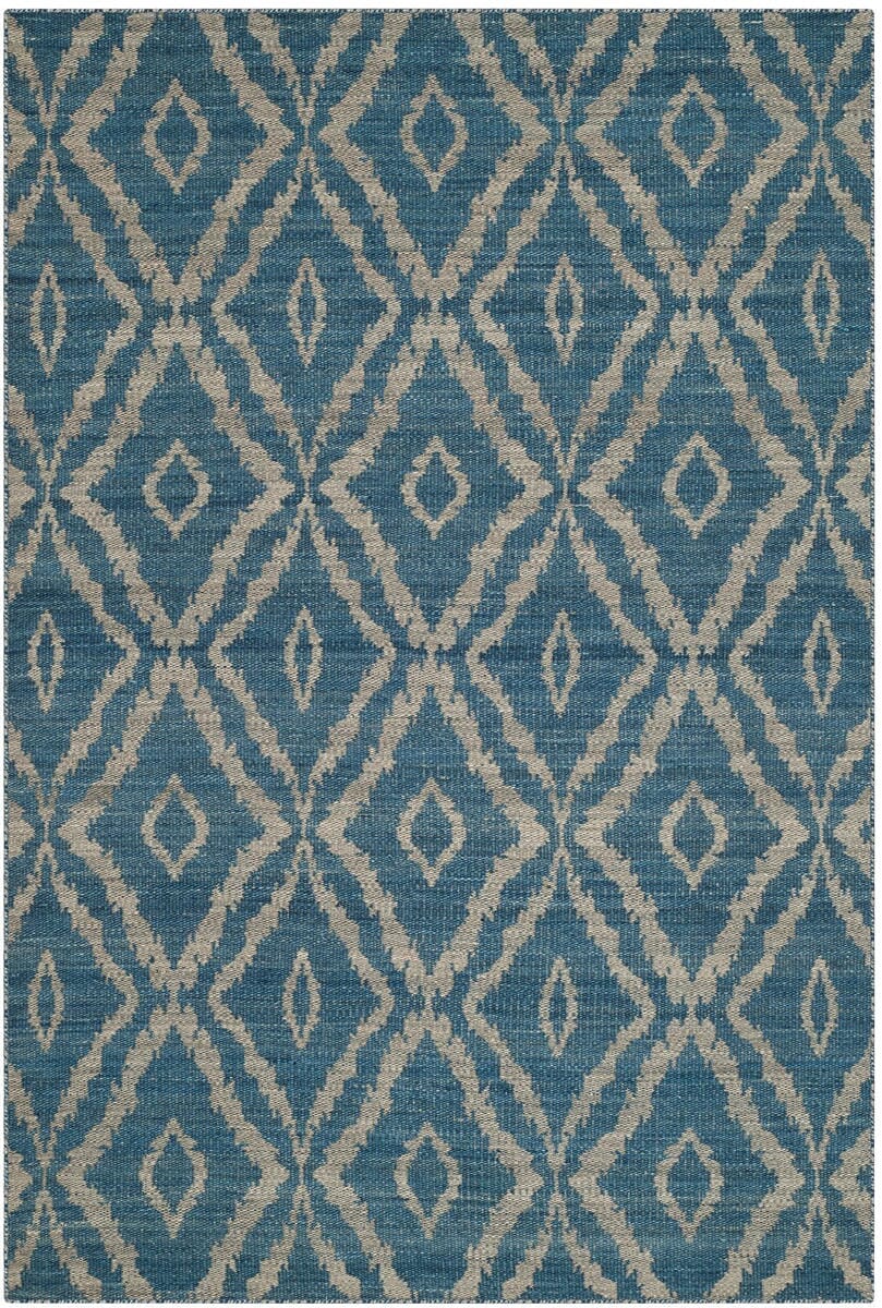 Safavieh Kilim Klm215A Blue / Grey Geometric Area Rug